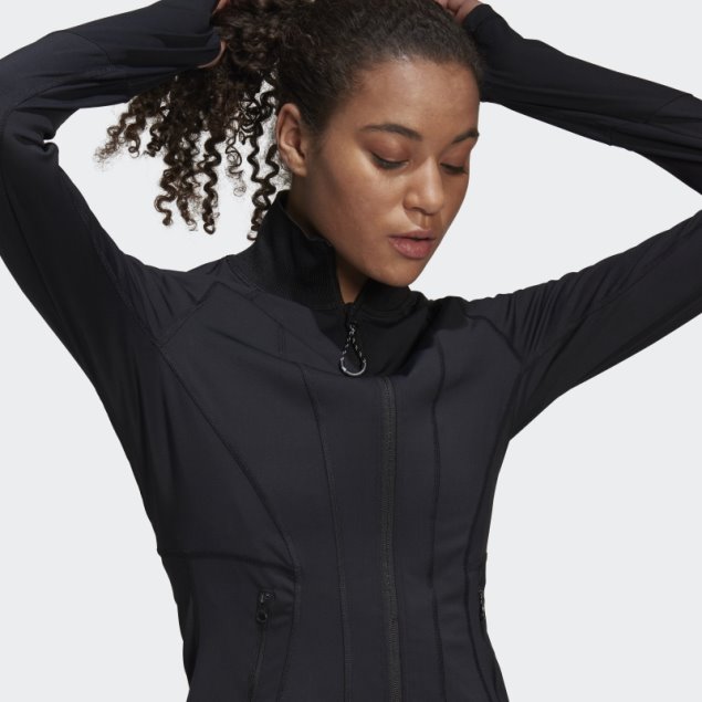 Negro Adidas By Stella Mccartney Truepurpose Capa Intermedia De Entrenamiento Caliente