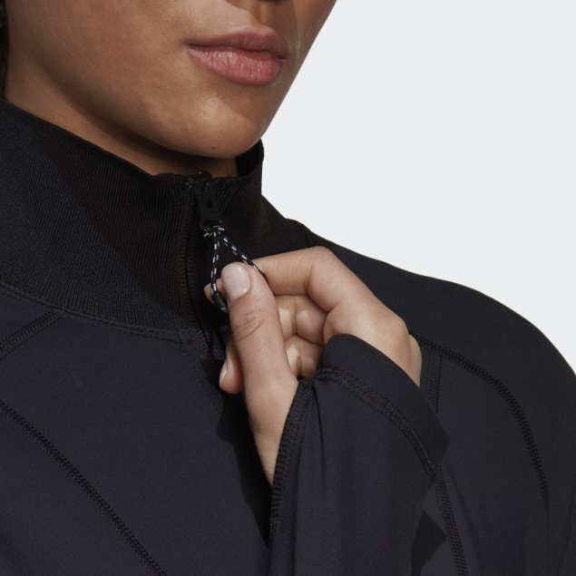 Negro Adidas By Stella Mccartney Truepurpose Capa Intermedia De Entrenamiento Caliente