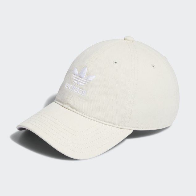 Elegante Gorra Adidas Con Correa Trasera Holgada Blanca