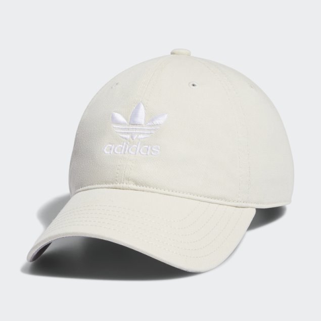 Elegante Gorra Adidas Con Correa Trasera Holgada Blanca