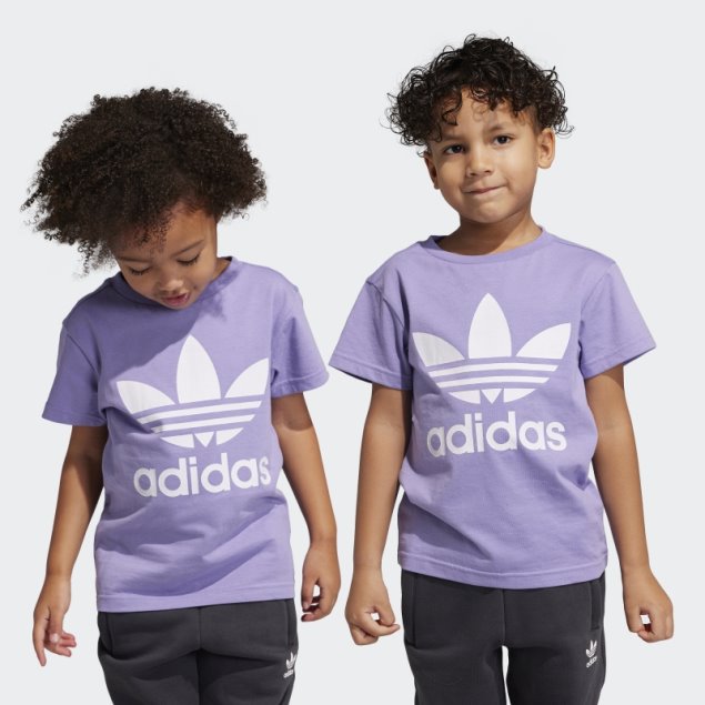 Camiseta Adidas Adicolor Trefoil Lila