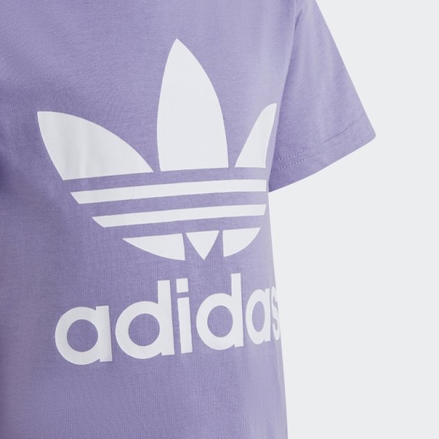 Camiseta Adidas Adicolor Trefoil Lila