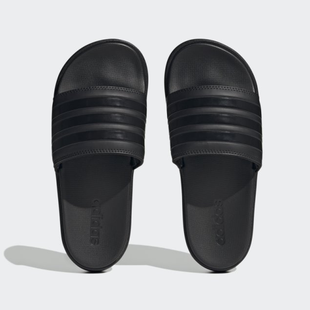 Chanclas Negras Con Plataforma Adilette Adidas
