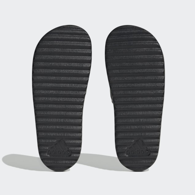 Chanclas Negras Con Plataforma Adilette Adidas