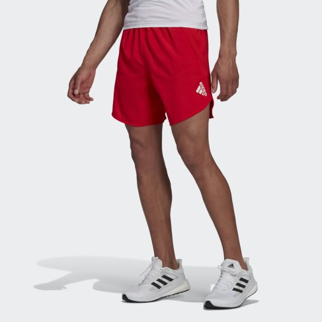 Adidas Rojo Diseñado Para Pantalones Cortos De Entrenamiento