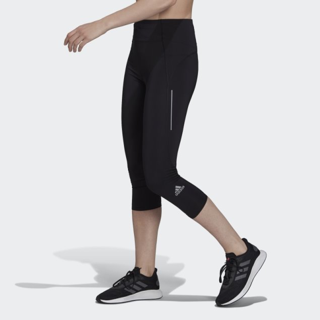 Own The Run 3/4 Leggings De Running Adidas Negro