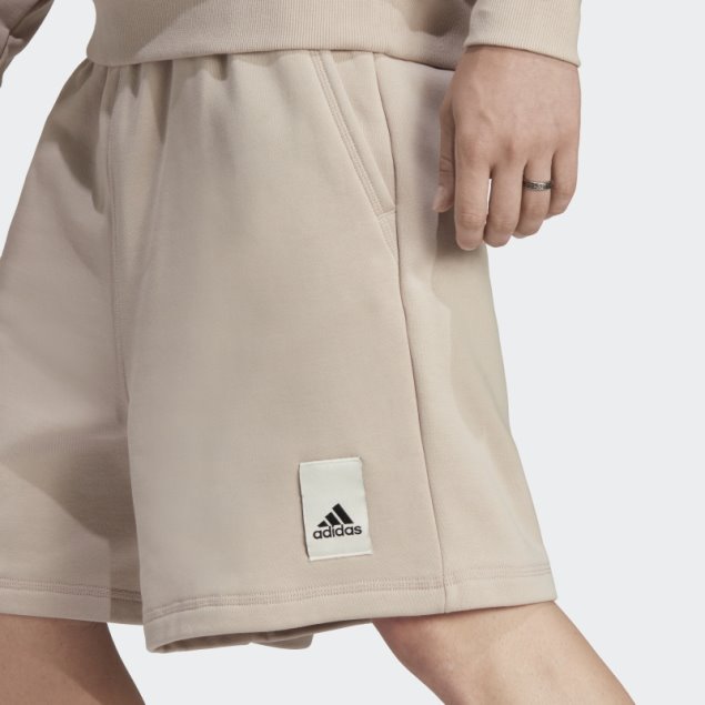 Pantalón Corto De Felpa Lounge Adidas Topo