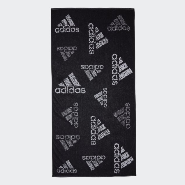 Toalla De Marca Imprescindible Adidas Negra