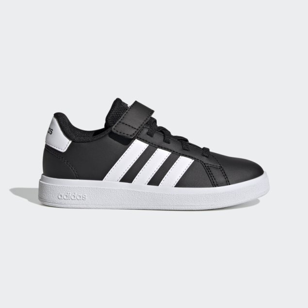 Adidas Grand Court Elastic Lace And Top Strap Zapatos Blanco