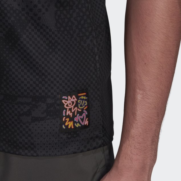 Polo Adidas Tennis Freelift Pride Pack Negro