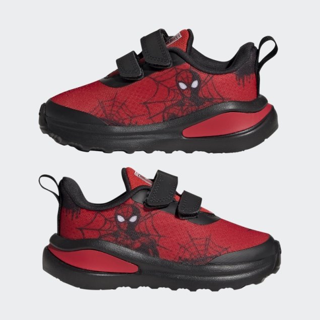 Rojo Adidas X Marvel Spider-man Fortarun Zapatos Moda