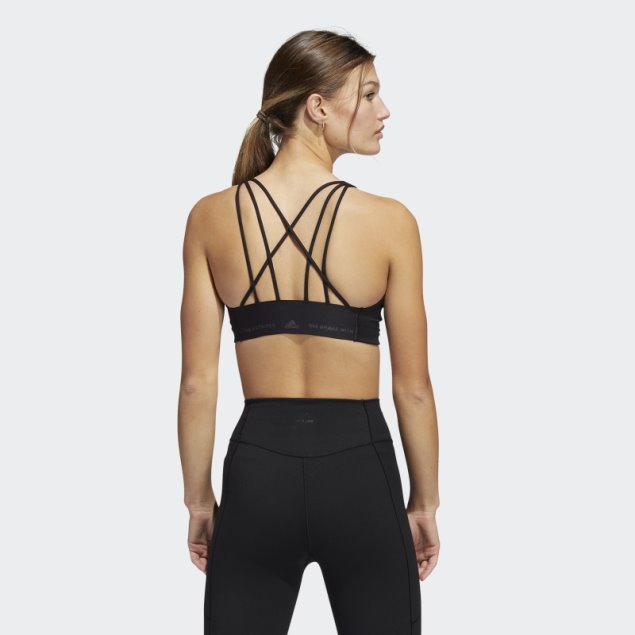 Sujetador De Soporte Medio Coreflow Adidas Negro