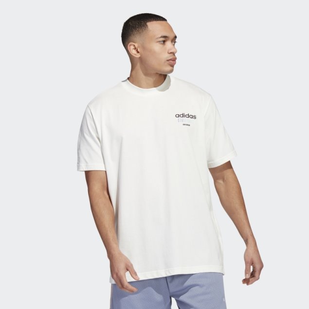 Camiseta Blanca Adidas Basketball Streetball Graphic