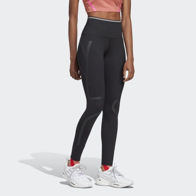 Adidas By Stella Mccartney Truepace Running Leggings Moda Negro
