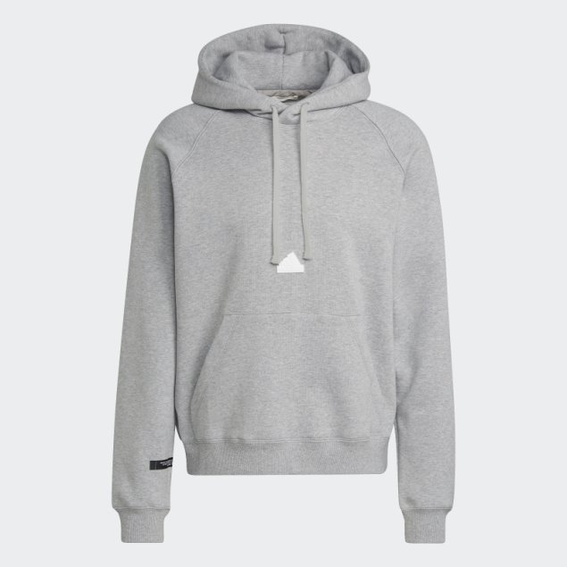 Sudadera Con Capucha Adidas Gris Medio