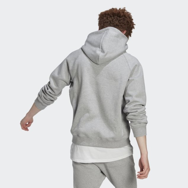 Adidas Sudadera Con Capucha Gris Medio