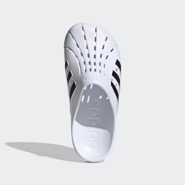 Zuecos Adidas Adilette Blancos