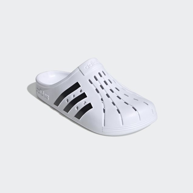 Zuecos Adidas Adilette Blancos