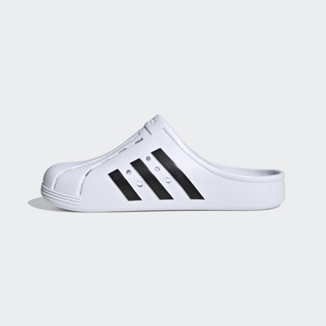 Zuecos Adidas Adilette Blancos
