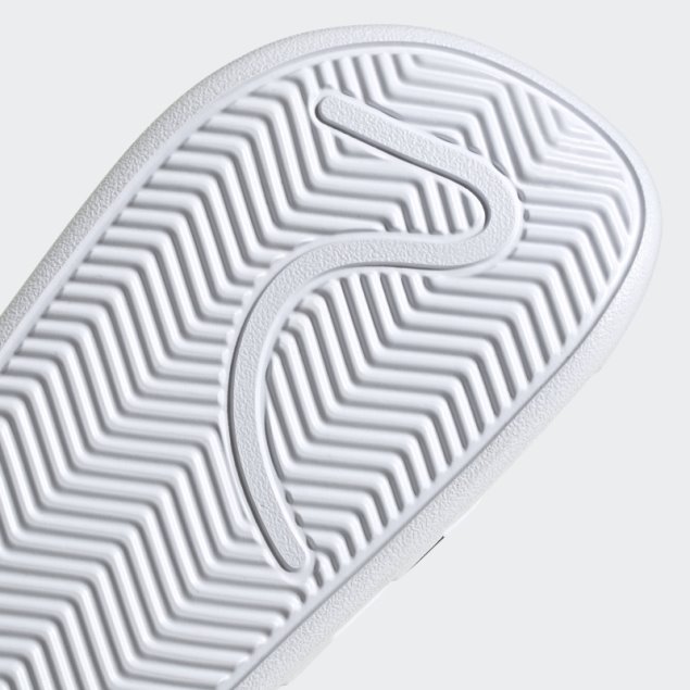Zuecos Adidas Adilette Blancos