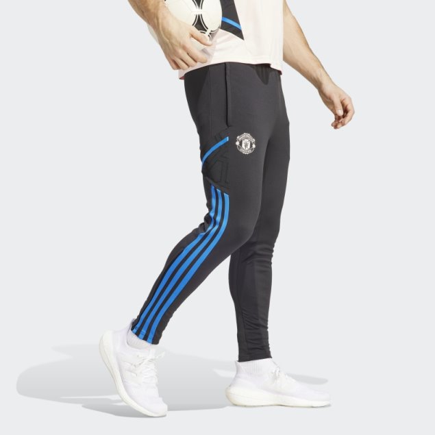 Adidas Manchester United Condivo 22 Pantalón De Chándal De Entrenamiento Resplandor Azul Elegante