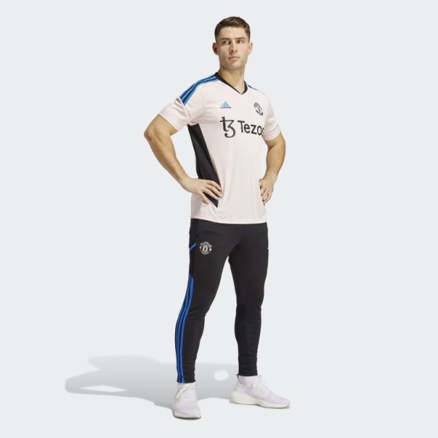 Adidas Manchester United Condivo 22 Pantalón De Chándal De Entrenamiento Resplandor Azul Elegante