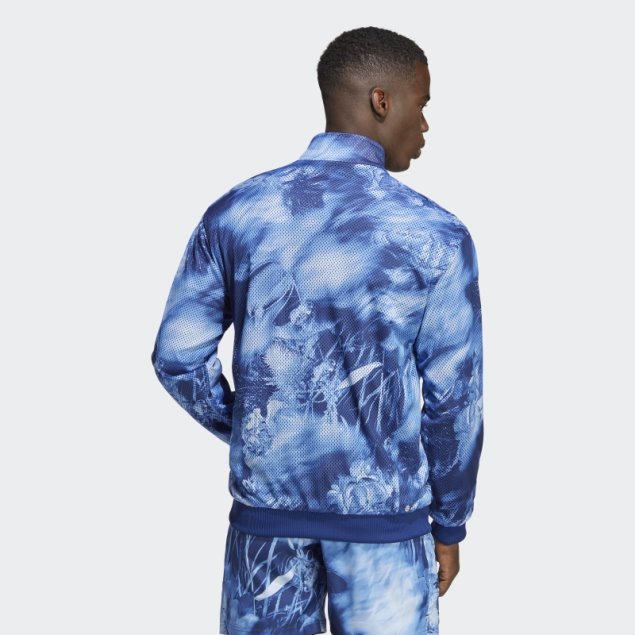 Chamarra Reversible De Tejido Elástico De Tenis Melbourne Azul Victoria De Adidas