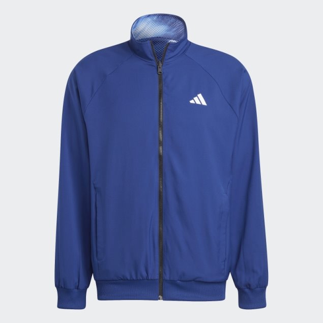 Chamarra Reversible De Tejido Elástico De Tenis Melbourne Azul Victoria De Adidas