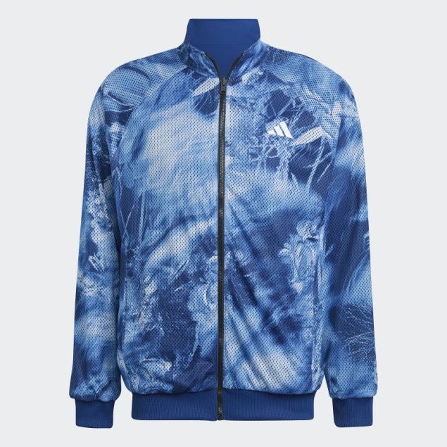 Chamarra Reversible De Tejido Elástico De Tenis Melbourne Azul Victoria De Adidas