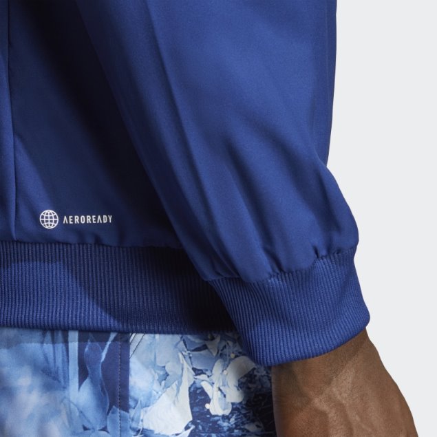 Chamarra Reversible De Tejido Elástico De Tenis Melbourne Azul Victoria De Adidas