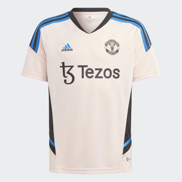 Camiseta De Entrenamiento Adidas Manchester United Condivo 22 Rosa Icey