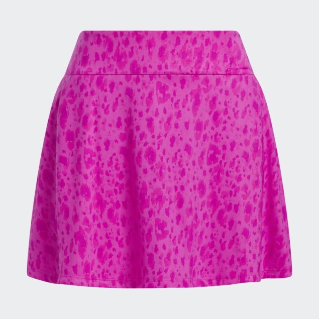 Falda Pantalón De Golf Fucsia De 16 Pulgadas Con Estampado De Adidas