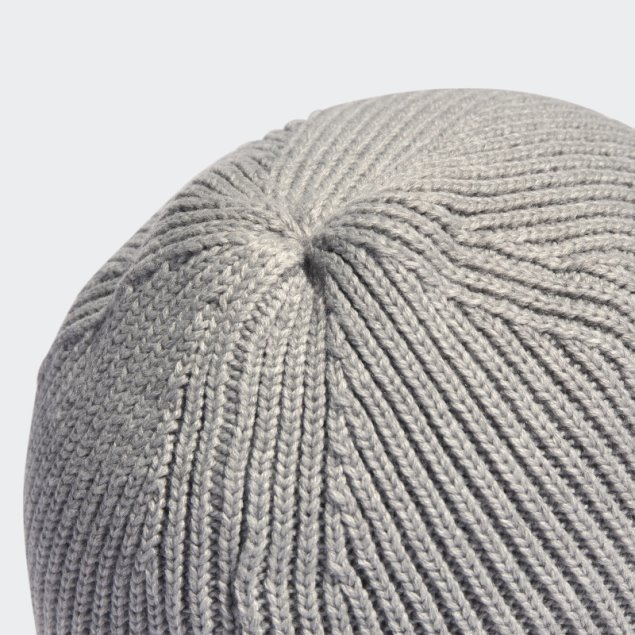 Gorro Adidas Logo Bicolor Gris Medio