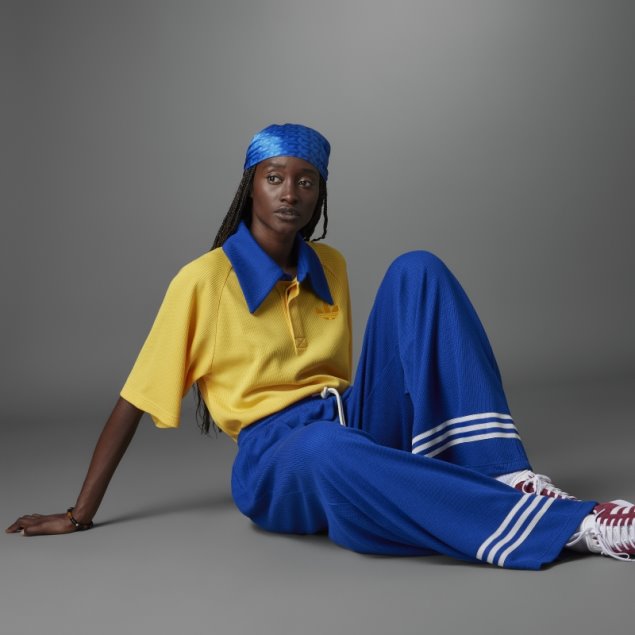 Pantalones Anchos De Punto Adicolor 70s Adidas Royal