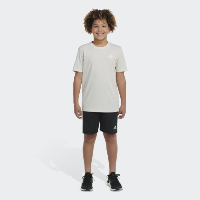 Camiseta Adidas Essential Emb Logo Aluminio