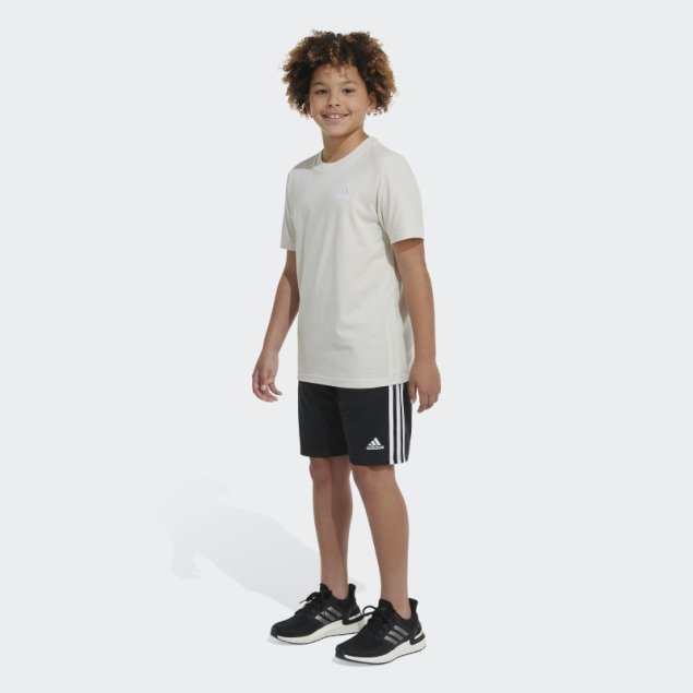 Camiseta Adidas Essential Emb Logo Aluminio