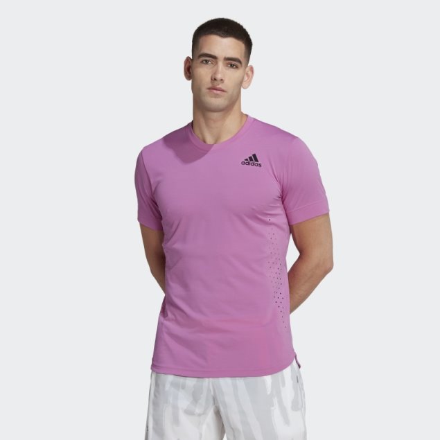 Camiseta Lila Adidas Tennis New York Freelift