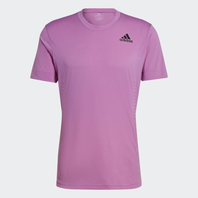 Camiseta Lila Adidas Tennis New York Freelift