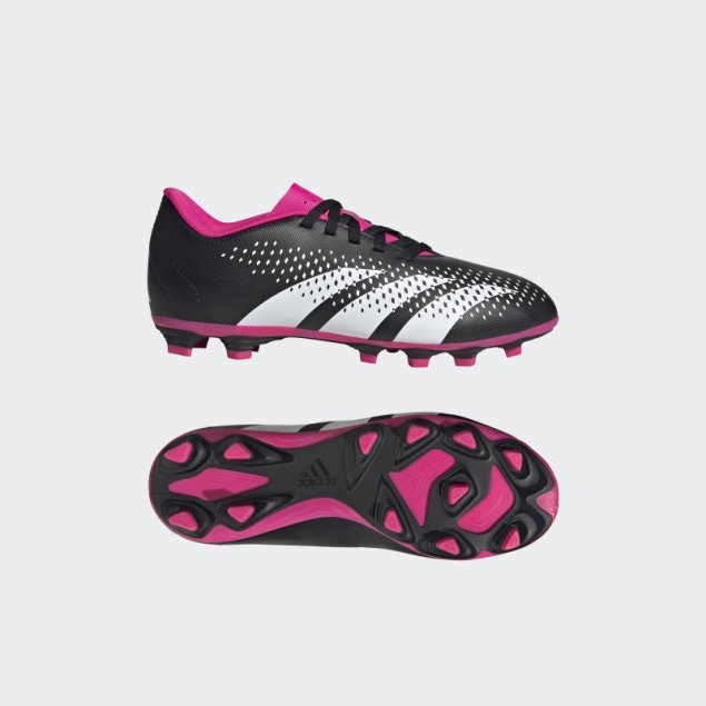 Negro Adidas Predator Precision.4 Tacos De Tierra Flexibles