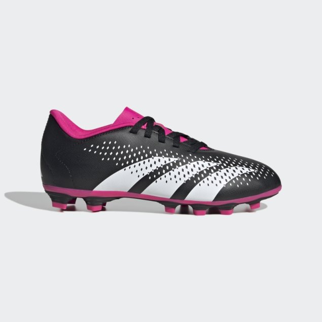 Negro Adidas Predator Precision.4 Tacos De Tierra Flexibles