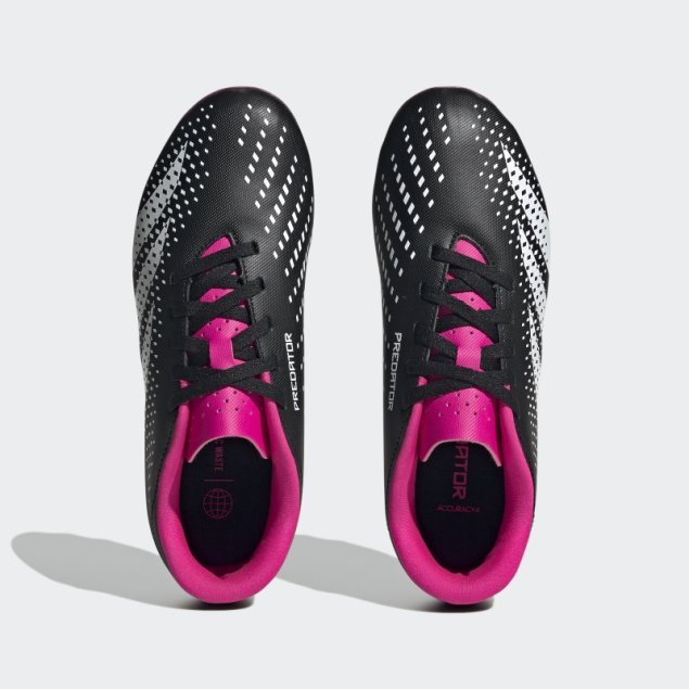 Negro Adidas Predator Precision.4 Tacos De Tierra Flexibles