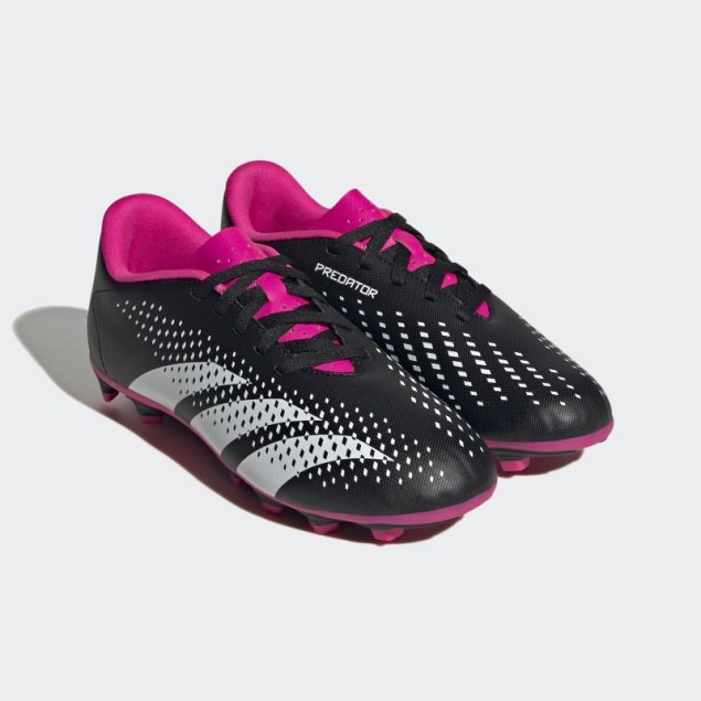 Negro Adidas Predator Precision.4 Tacos De Tierra Flexibles