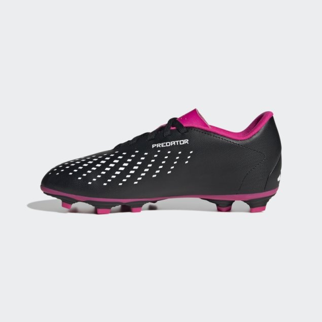 Negro Adidas Predator Precision.4 Tacos De Tierra Flexibles