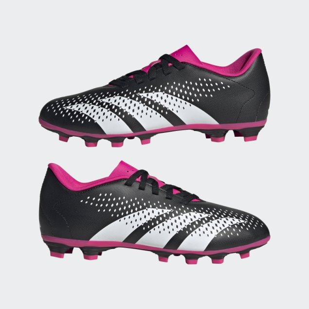 Negro Adidas Predator Precision.4 Tacos De Tierra Flexibles