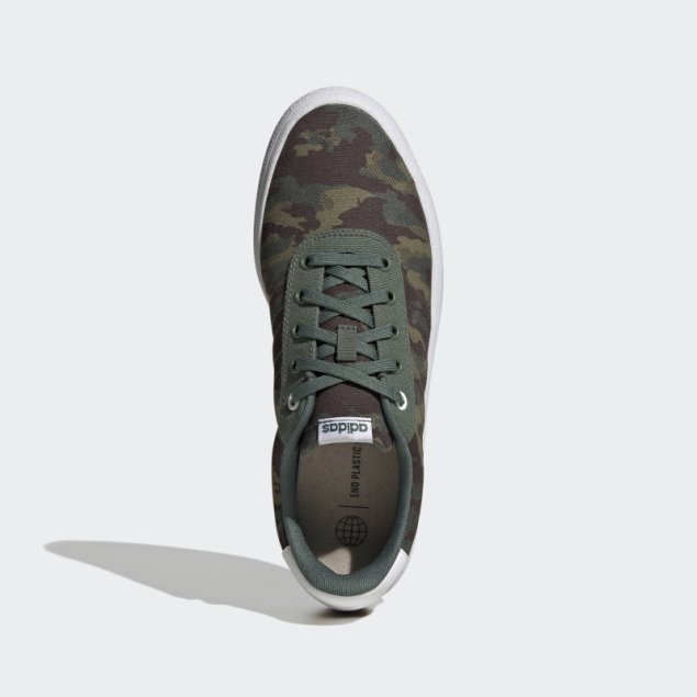 Zapatos De Marca Adidas Oxide Vulc Raid3r Estilo De Vida Skateboarding 3 Rayas Verdes