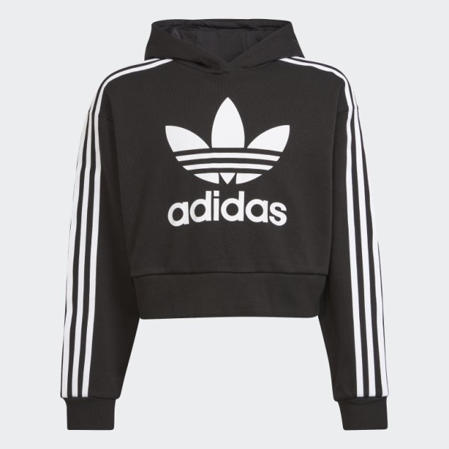 Sudadera Corta Adicolor Adidas Negra