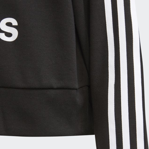 Adidas Sudadera Con Capucha Negra Adicolor