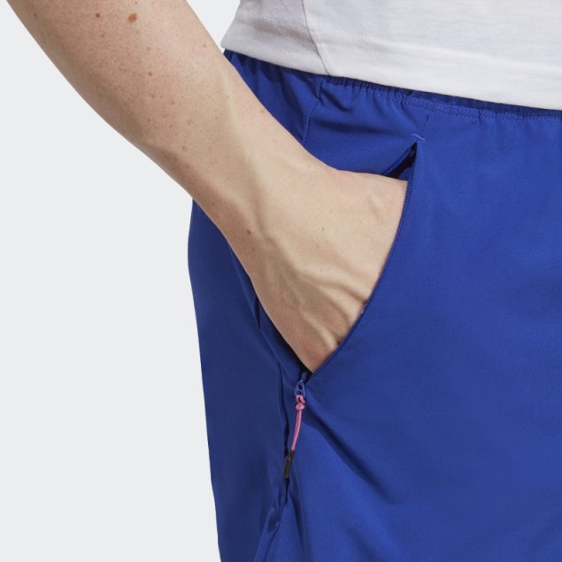 Shorts De Entrenamiento Azules Con 3 Rayas Train Icons De Adidas