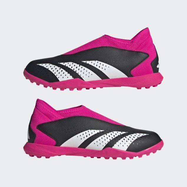 Rosa Adidas Predator Precision.3 Botas De Césped Sin Cordones