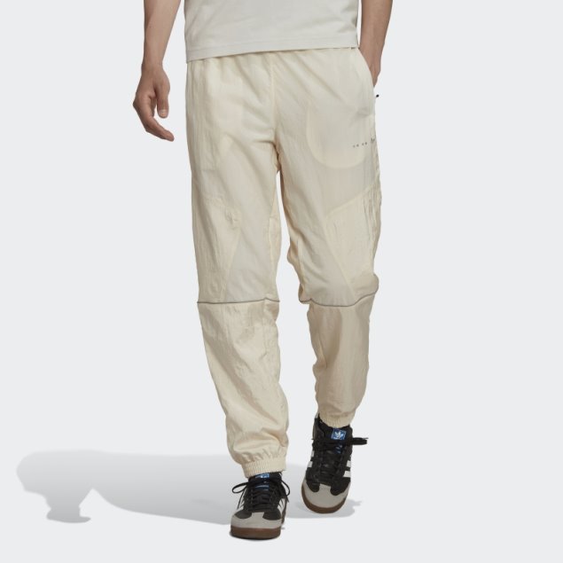 Pantalón De Chándal De Mezcla De Materiales Adidas Blanco